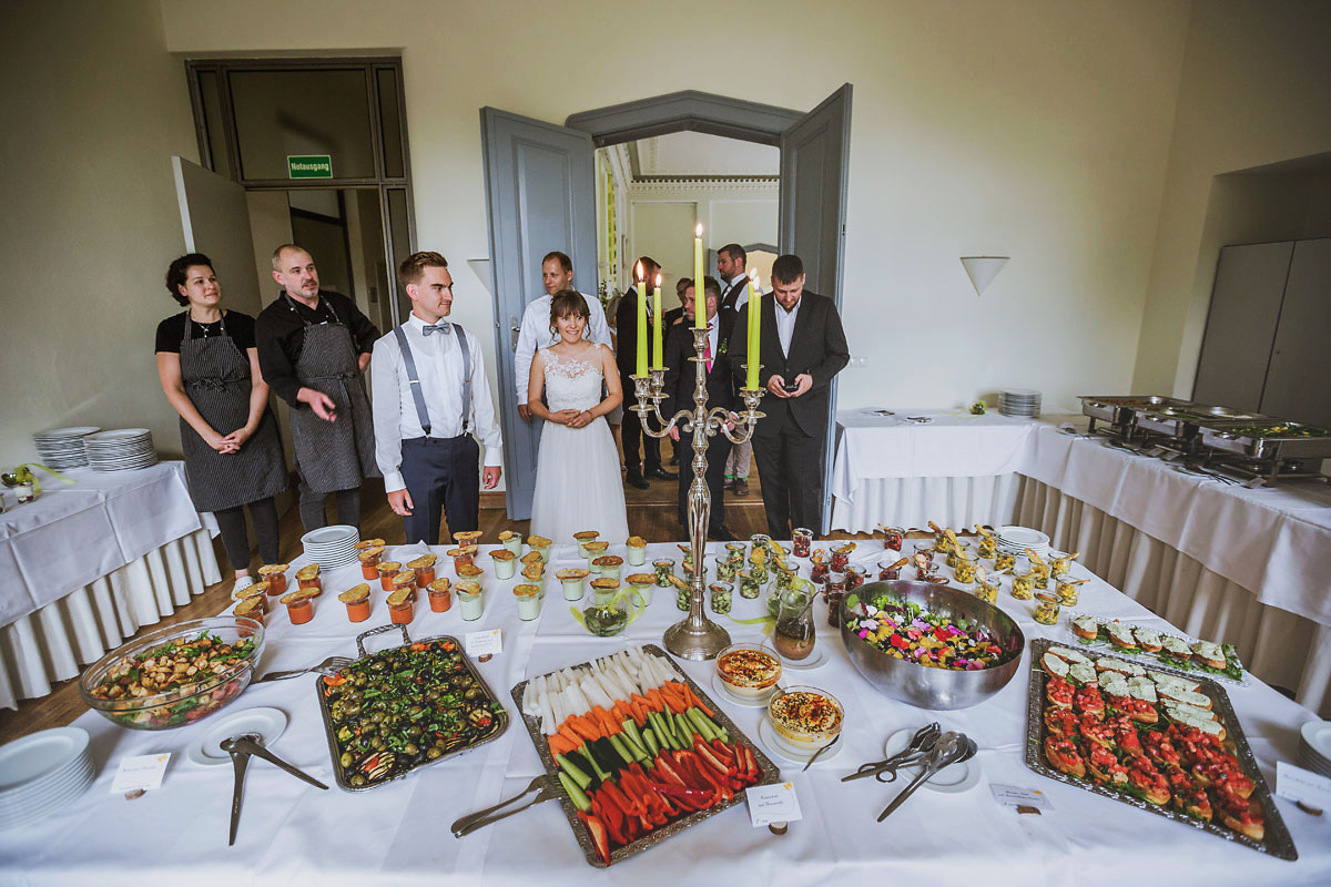 Heidrichs Catering Hochzeit Schloss Kroechlendorff