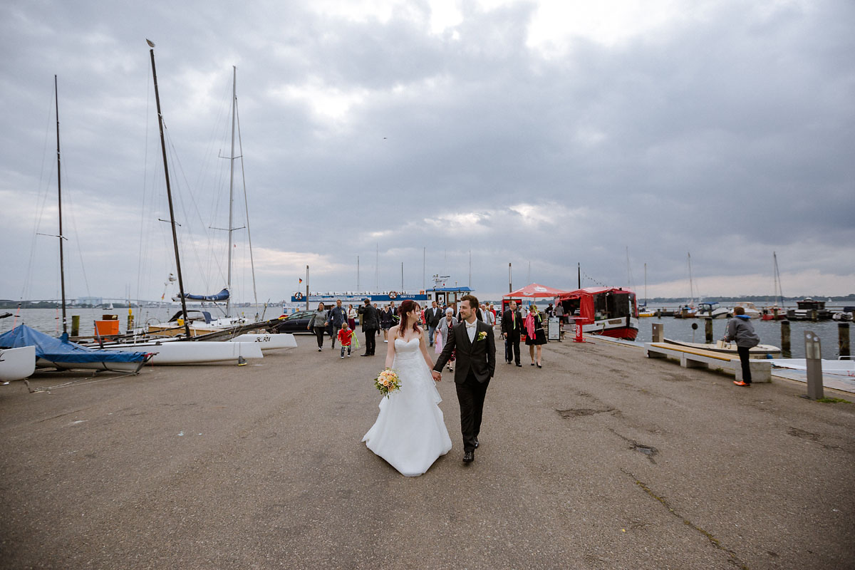 Hafenrundfahrt Stralsund Hochzeit Fotograf